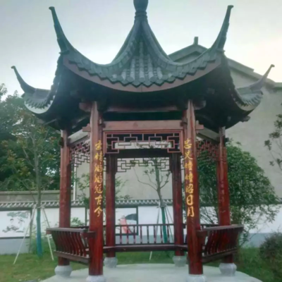 景觀涼亭 景觀園林工程 仿古涼亭 古建磚瓦廠(chǎng) 小青瓦涼亭 防腐木長(zhǎng)廊 古建涼亭廠(chǎng)家 六角涼亭